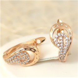 Серьги позолота  H01-13462