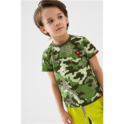 Фуфайка трикотажная для мальчиков (футболка) PLAYTODAY, 1240606