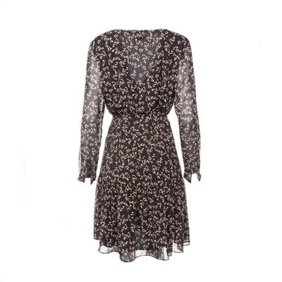 Платье мини женское MIST plus-size, размер 52, чёрное