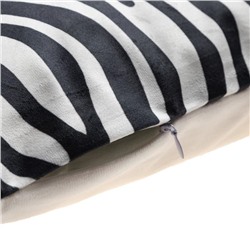 Наволочка декоративная Этель «Зебра» 40×40 см, велюр, 100% п/э
