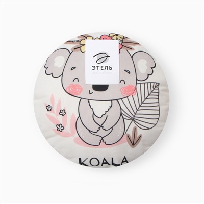 Подушка декоративная «Этель. Коала», d=30 см, велюр