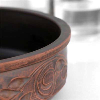 Жаровня с крышкой «Вьюнок», 0.65 л. 9.5×15×15 см