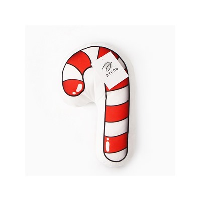 Подушка Этель «Candy cane» 28×36 см, 100 п/э, велюр