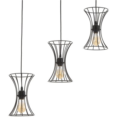 Светильник BayerLux «Анетта» 3хЕ27 40 Вт черный 16×50×23-123 см