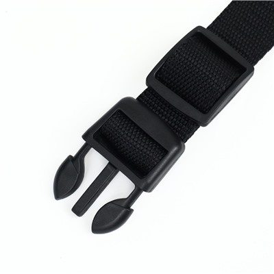 Ошейник с подсветкой размер S, ОШ 35-43×2.5 см, 3 режима свечения чёрный