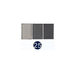 MILD ТЕНИ D-5033 трехцвет.№25  (черн+т.сер+антрацит)м/12