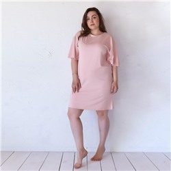 Платье женское MINAKU: Mint & Chocolate цвет пудра, размер 52