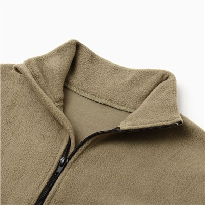 Толстовка флисовая для девочки MINAKU: Fleece Soft, светло-зелёная, рост 170 см