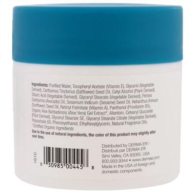 Derma E, Витамин Е 12 000 МЕ Крем, 4 унции (113 г)