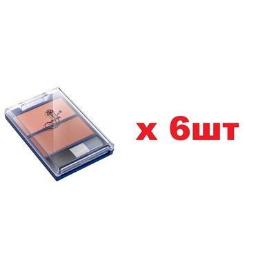 FFleur B712 Румяна Компактные Natural Набор 2 тона с кистью №14 6шт