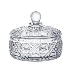 Емкость для хранения 12*10см 320мл с крышкой GEM стекло