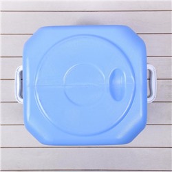 Фляга пищевая, 40 л, горловина 19 см, 4 ручки