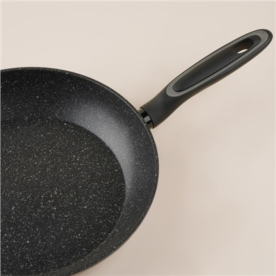 Сковорода SL Home, d=28, h=5 см, кованый алюминий, антипригарное покрытие, индукция, чёрная