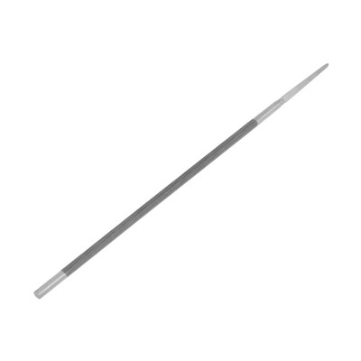 Напильник ТУНДРА, для заточки цепей шаг 3/8", круглый, сталь ШХ15, d=5.5 мм, №3, 200 мм