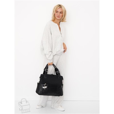 Сумка дорожная 8587-01Y black Polina&Eiterou