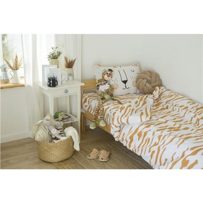 Постельное бельё 1.5-спальное «Этель» Sleepy tiger, бязь