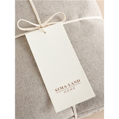 Простыня евро SL Home Linen collection, 200×220 см, бежевая