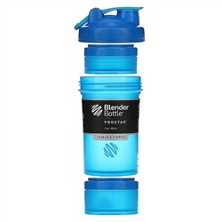 Blender Bottle, ProStak, голубой, 650 мл (22 унции)