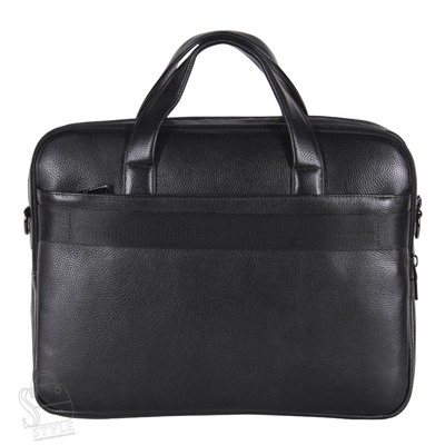 Портфель мужской кожаный 8074G black S-Style