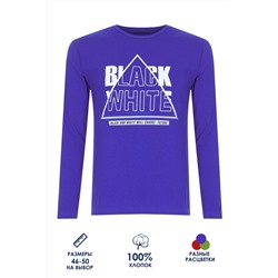 Футболка с длинным рукавом Black White ФН170