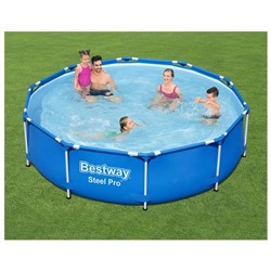 УЦЕНКА Бассейн каркасный Bestway Steel Pro 56677, 305×76 см