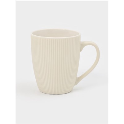 Кружки «Линии», набор 4 шт., 386 мл, 12×9×10 см, фарфор, молочные