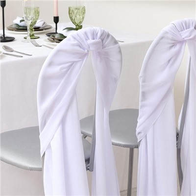 Декор для стула, белый, 72×300 см