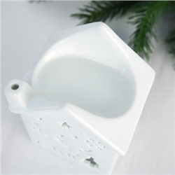 Аромалампа Домик 12 см новогодняя / 934 /уп 96/