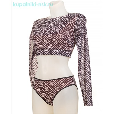 003-1 FS Купальник раздельный пропускающий загар (42-50)