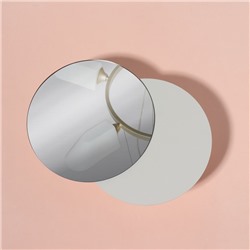 Зеркало настенное, круглое, акриловое, 5 шт., без рамы, d=14 см