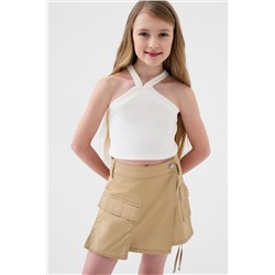 Юбка-шорты текстильные для девочек PLAYTODAY, 1240250