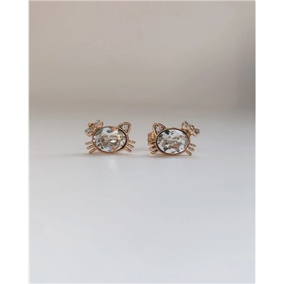 Серьги с кристаллами Swarovski