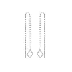 Серьги из серебра без вставки, Ю-28054р (1)