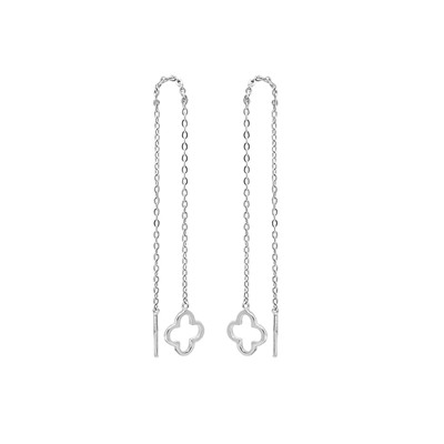 Серьги из серебра без вставки, Ю-28054р (1)