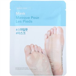 The Face Shop, Маска для ног Smile, 2 одноразовые маски для ног