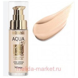 LUXVISAGE Крем-флюид тональный Aqua Veil Hyaluron Complex тон 140 beige