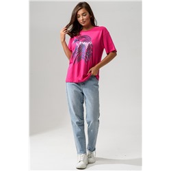 8555 Футболка оверсайз женская