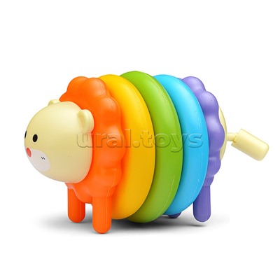 Пирамидка "Зверёк" в коробке