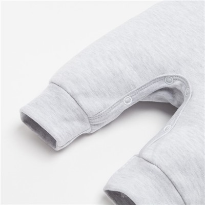 Комбинезон Крошка Я «Princess», рост 74-80 см, цвет серый