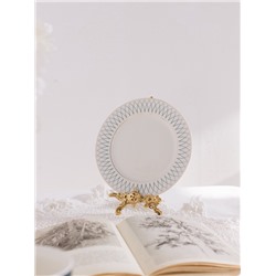 Тарелка WY Royal bird, d=20 см, фарфор, белая