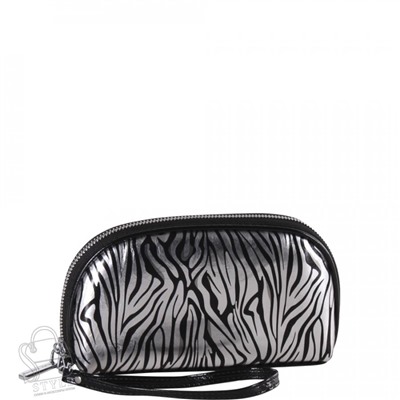 Косметичка 7100-3 black silver Velina Fabbiano-Safenta в Новосибирске