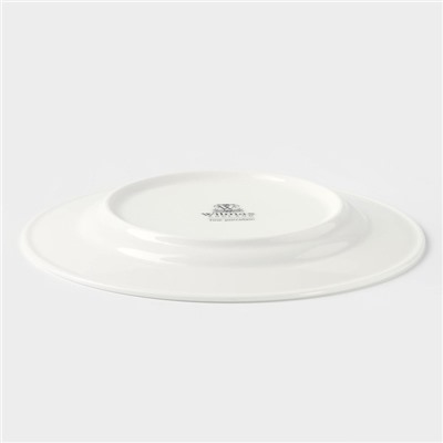 Тарелка пирожковая Wilmax Stella Pro, d=15 см, фарфор, белая
