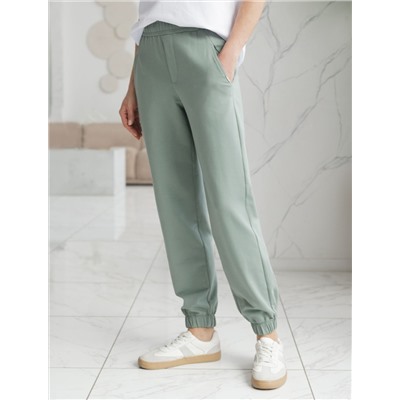 Брюки из тонкого премиального футера с эластаном