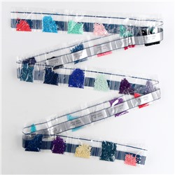 Алмазная мозаика на новый год с полным заполнением со светящимися стразами на холсте «Северное сияние», 20×30 см, набор для творчества