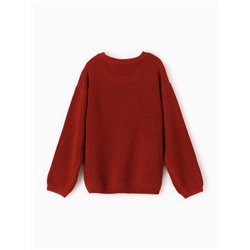 Джемпер детский KAFTAN Love, размер 30 (98-104 см), красный