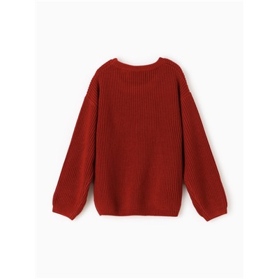 Джемпер детский KAFTAN Love, размер 30 (98-104 см), красный