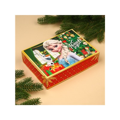 Коробка складная «С Новым годом», 21×15×5 см