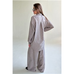 Костюм женский  SET065/13/Кофе, белый
