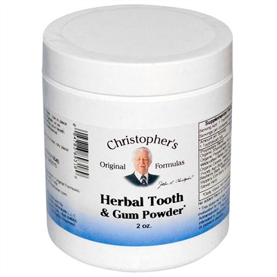 Christopher's Original Formulas, травяной порошок для зубов и десен, 56 г (2 унции)
