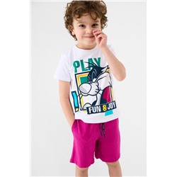 Комплект трикотажный для мальчиков: фуфайка (футболка), шорты PLAYTODAY, 1239620